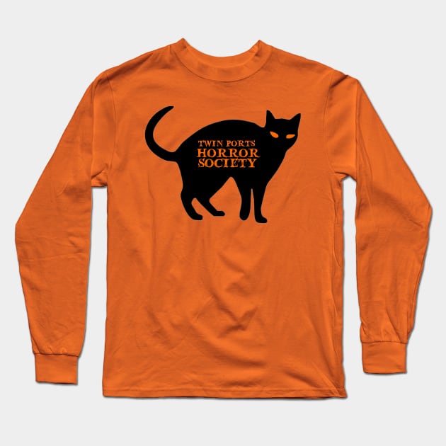 Black Cat Society Long Sleeve T-Shirt by Twin Ports Horror Society